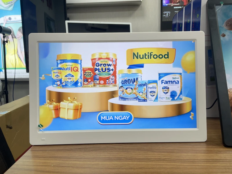 Màn hình quảng cáo LCD 15inch để bàn