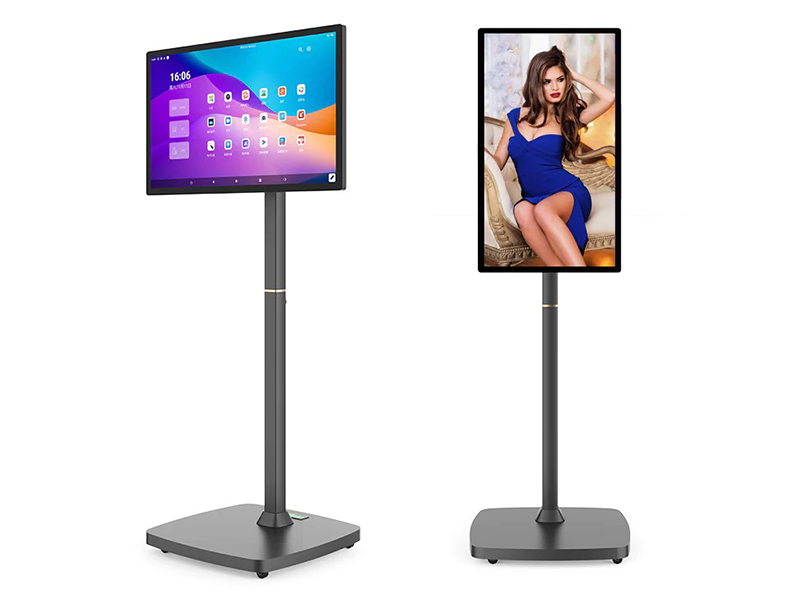 màn hình di động 27inch hiển thị nội dung dạng ngang hoặc dạng dọc