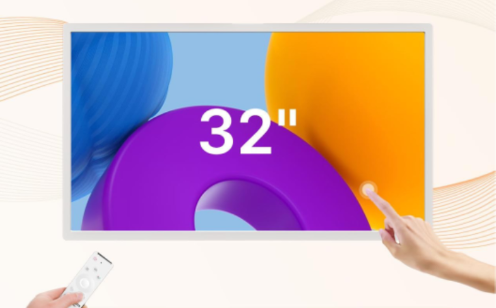 Màn hình di động 32inch cảm ứng tìm kiếm giọng nói thông qua remote
